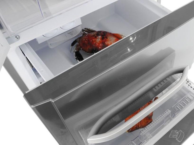Холодильник no frost Hotpoint Quadrio E4DY AA XC, 402l, A+, нержавеющяя  сталь