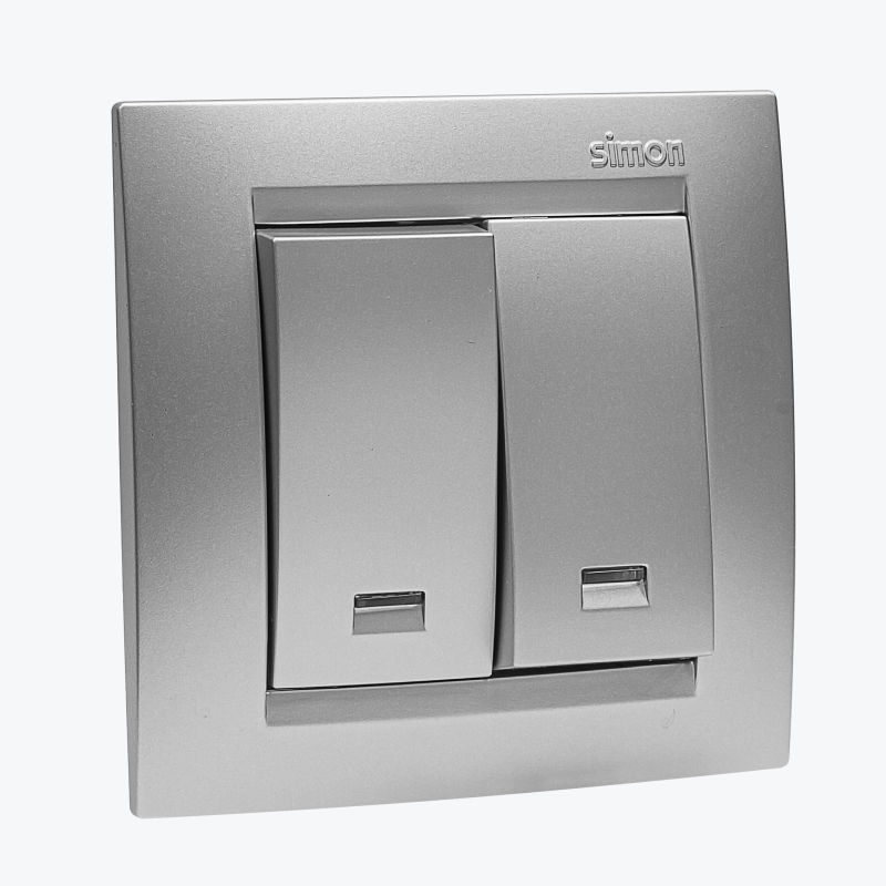 Prize si intrerupatoare Simon Electric aluminiu în Moldova, panlight, prize intrerupatoare Grafit foto 5