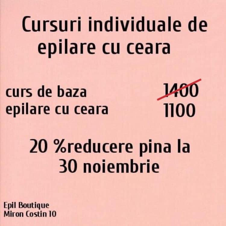 Reducere la Cursuri de epilare cu ceara, 1100 lei foto 2