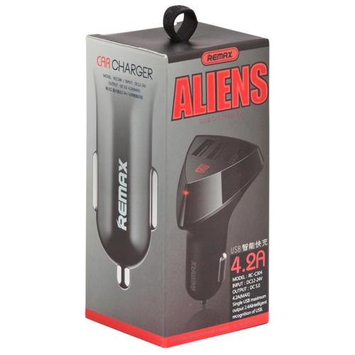 Автомобильная зарядка Remax Aliens 3 USB RC-C304 foto 2