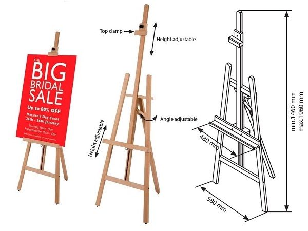 Флипчарт (flipchart), мольберт, штатив тренога, магнитная доска. фото 8
