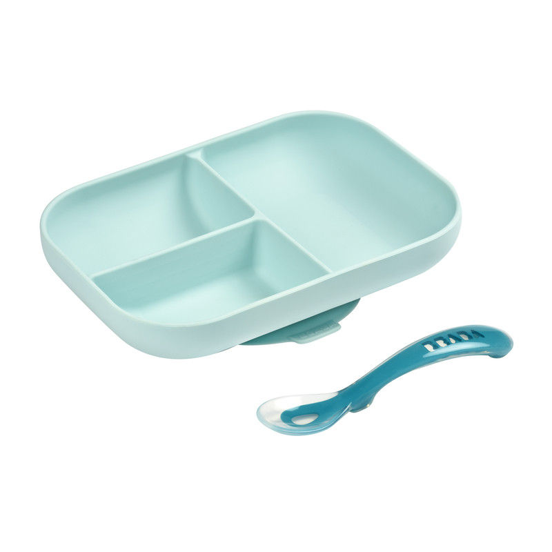 Set de masa silicon Beaba 2 piese фото 1