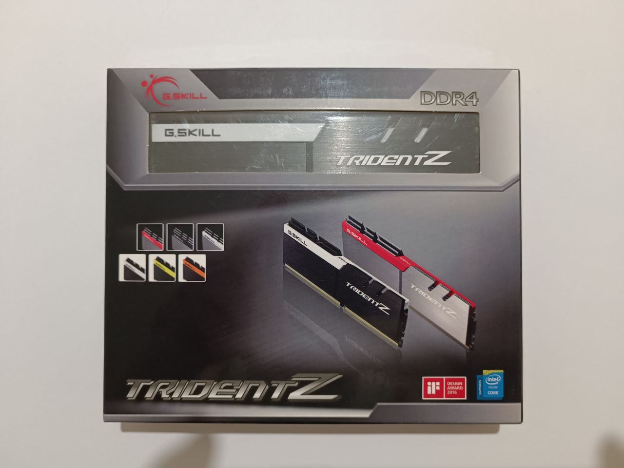Продаю память ddr4 3200 g.skill tridentz f4-3200c16q-32gtzkw 32gb