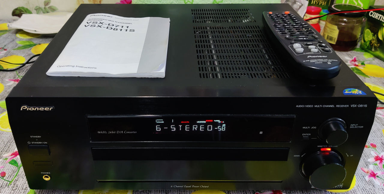 Audio / Video Multi-Channel Receiver Pioneer VSX-D811S Пульт Д/У Как новый в идеальном состояний foto 0