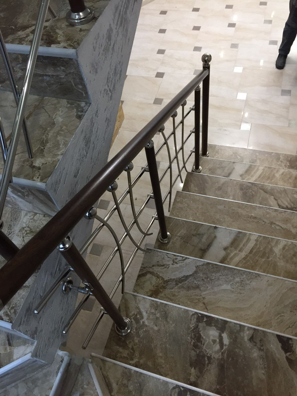 Balustrade din plexiglas , перила из плексигласа foto 11