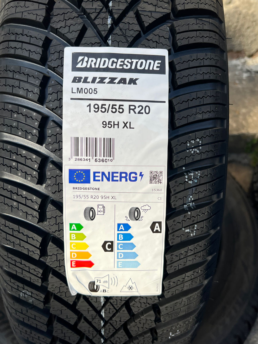 195/55 R20 Bridgestone Blizzak LM005/ Доставка, livrare toata Moldova фото 1