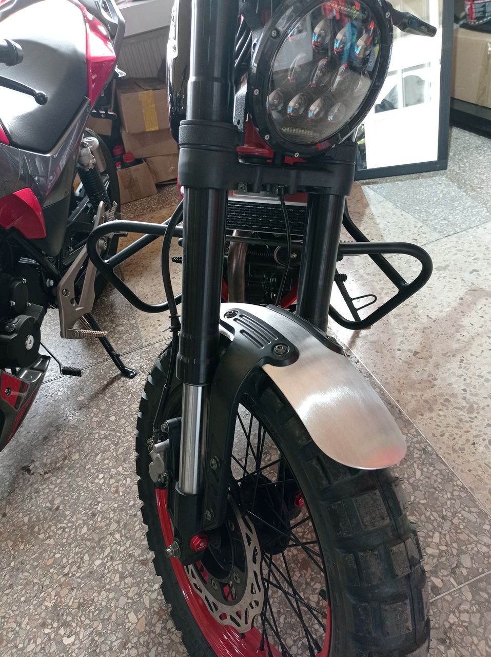 Изготовление защитных дуг багажников багажных систем для мотоцикла GEON Scrambler foto 4