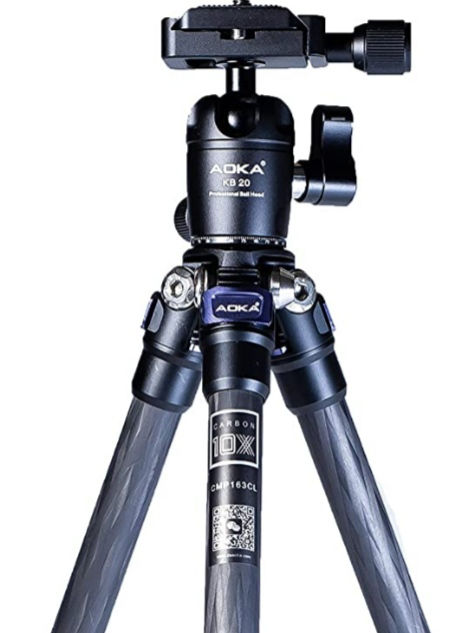 Карбоновый штатив AOKA CMP163CL + шаровая голова KB20.