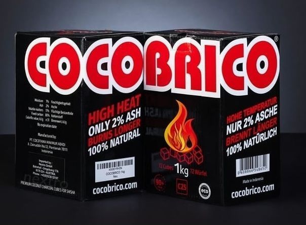 Уголь для кальяна кокосовый cocobrico/panda! carbune pentru narghilea ...
