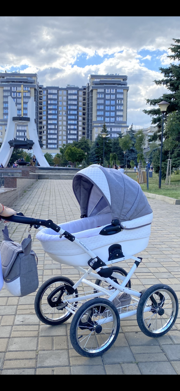 Детская ретро коляска 2 в 1
