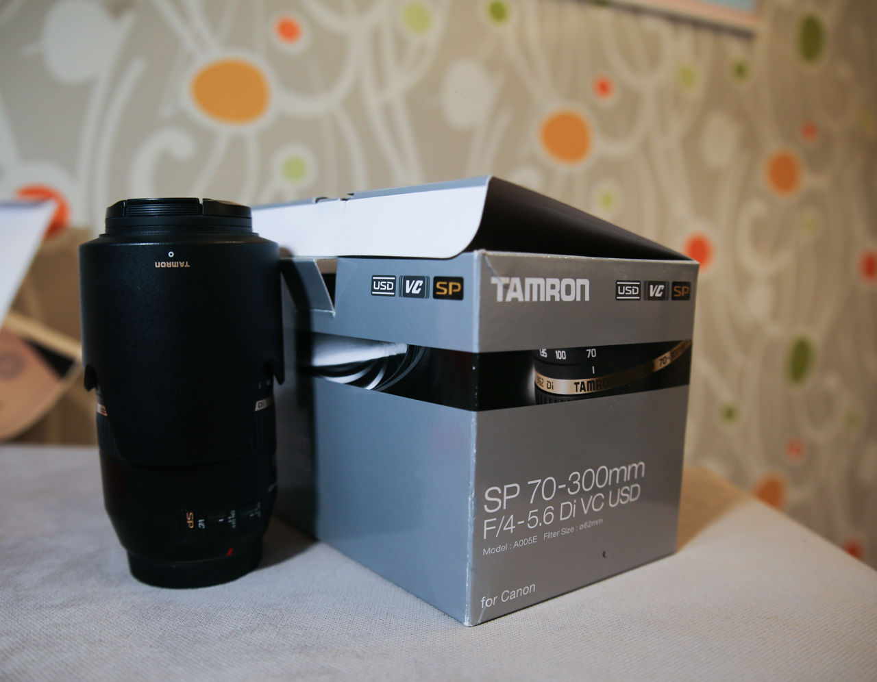 Tamron sp a005 70 300mm f 4 0 5 6 di vc usd canon