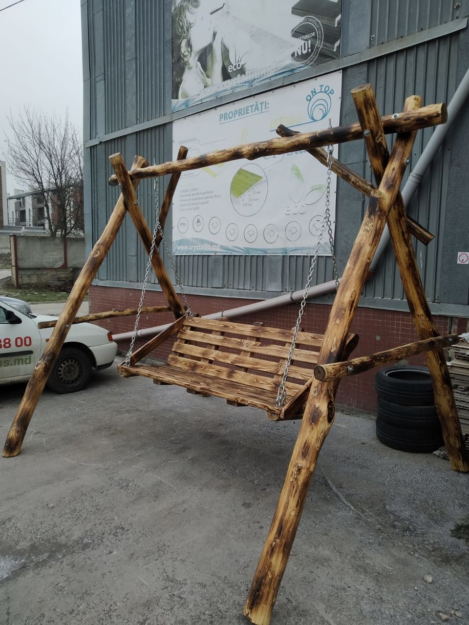 Leagane, foișoare, mese din lemn rustic . Качели беседки столы массива рустик . фото 12