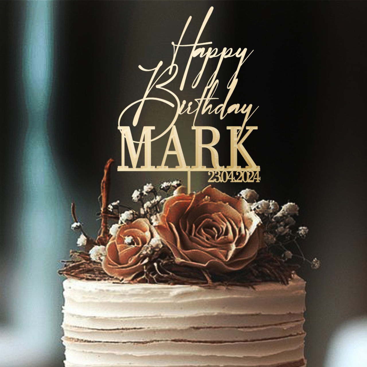 Cake Topper | Figurine cu nume pentru tort – la comandă | Accesorii pentru tort  foto 5