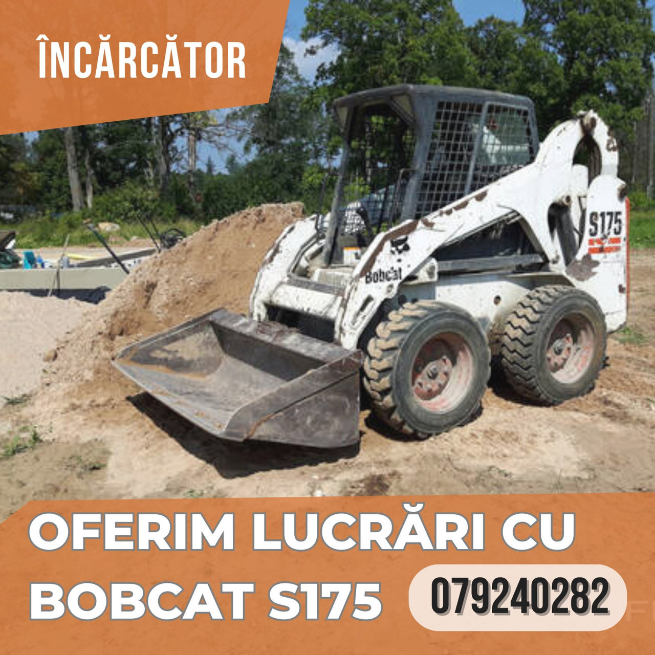 Аренда BobCat в Молдове. мини-экскаватор и мини-погрузчик! фото 1