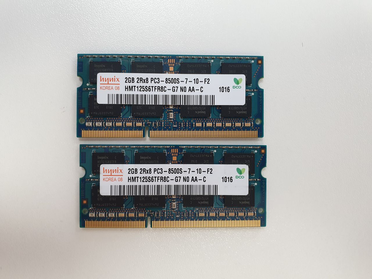 2x hynix 2gb ram ddr3