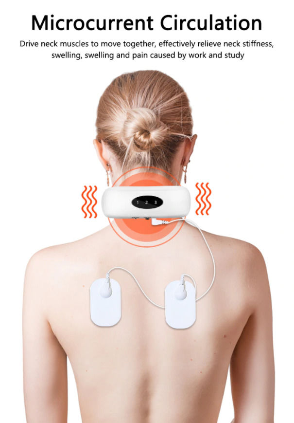 Импульсный массажер для шеи миостимулятор Neck Massager foto 8