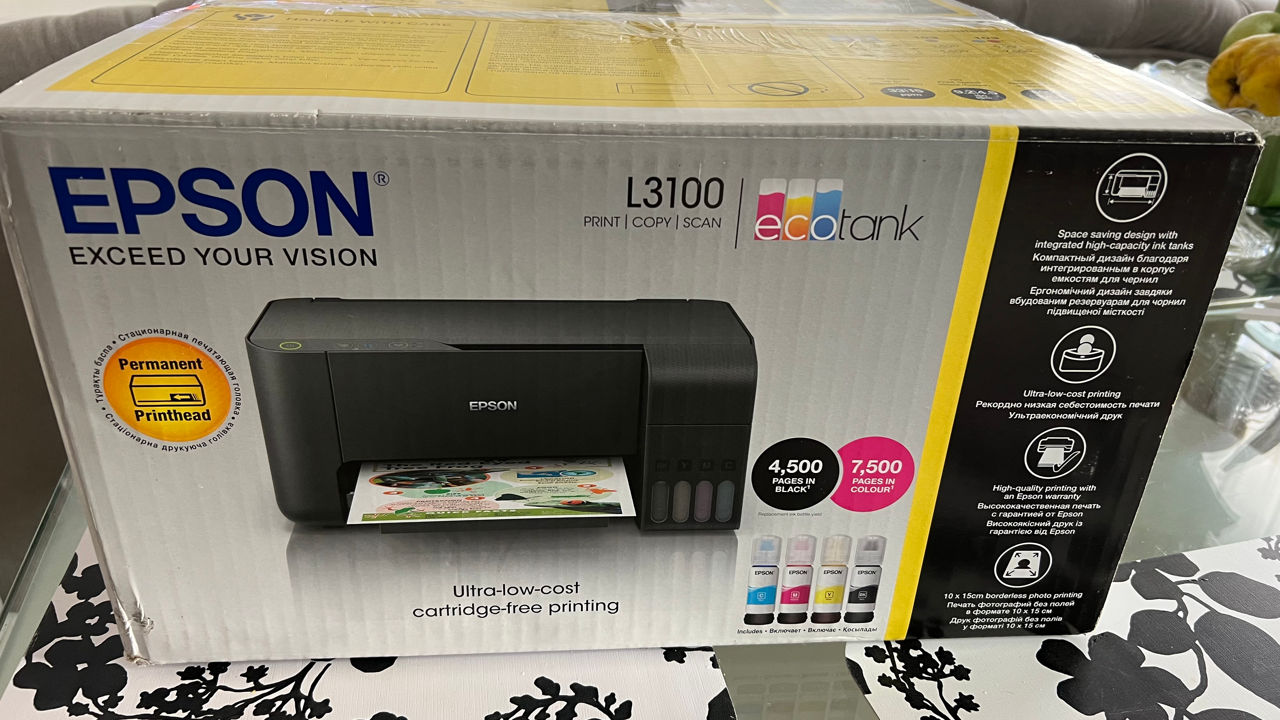 Mfd Epson L3100 Copierprinterscanner A4 Nou 7959