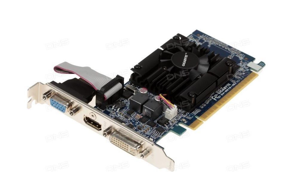 Видеокарта gigabyte geforce gt 610 [gv-n610-1gi]