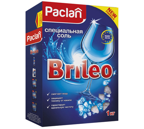 Соль Brileo Paclan в упаковке объёмом 1000 г.