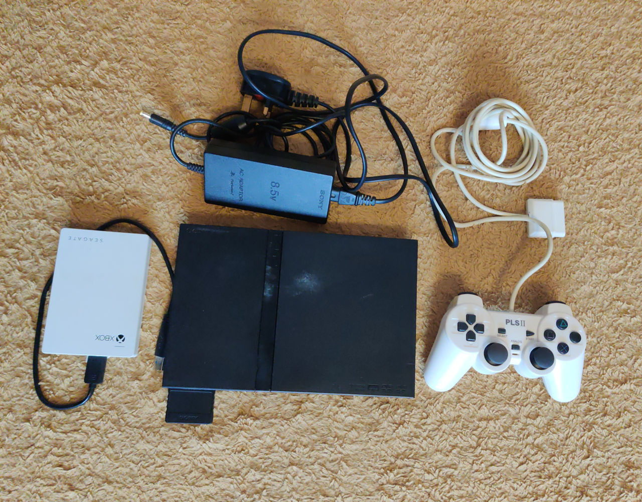 Sony Playstation 2 slim + HDD  80 игр  Прошитая , Взломанная foto 0