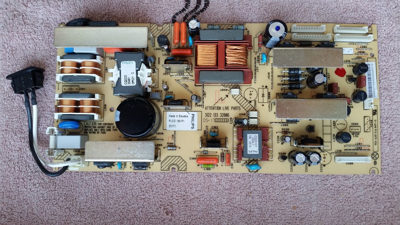 Philips Plcd190p1 Power Supply Board Плата питания