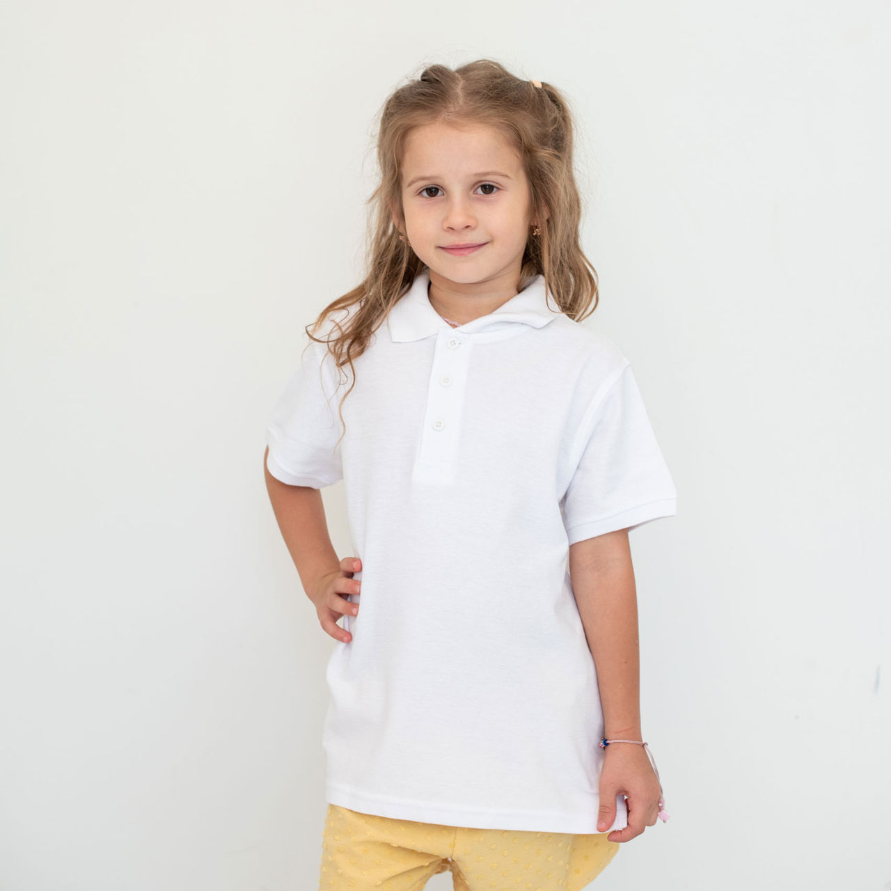 STAR tricou polo cu mânecă scurtă alb / Рубашка-поло c коротким рукавом STAR белая foto 0
