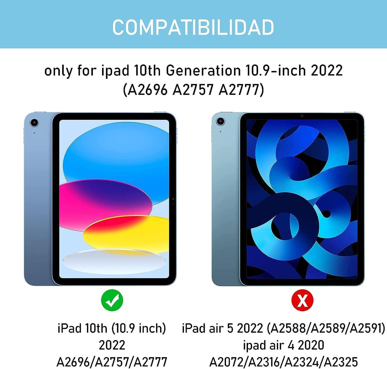 Husa iPad 10.9 inch 20222021/2020/2018 и iPad Air 5 Gen 2022 Pro 11 foto 3