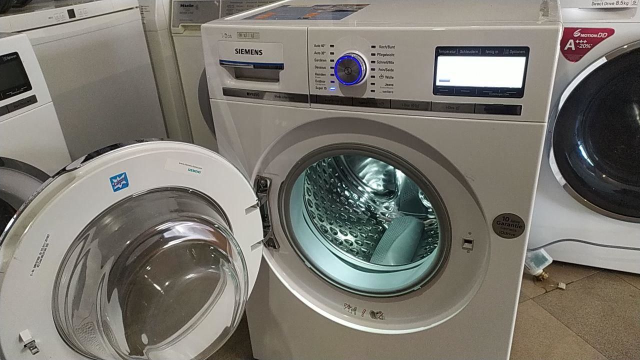 Стиральная машина Siemens IQ890+ сушка с тепловым насосом, в идеальном ...