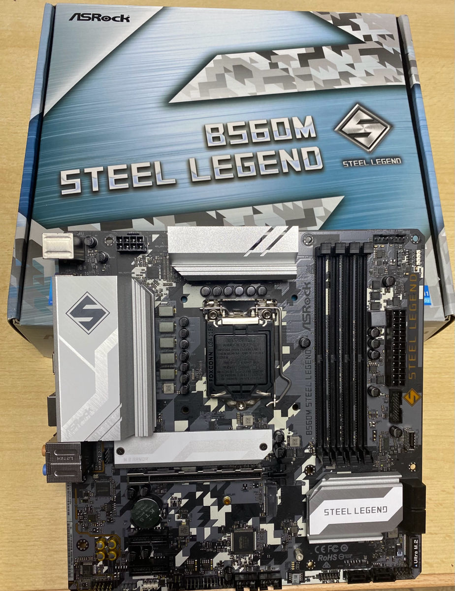 ASRock B560M Steel Legend, LGA1200, Intel B560,Supports 10 Gen/ 11 Gen ...