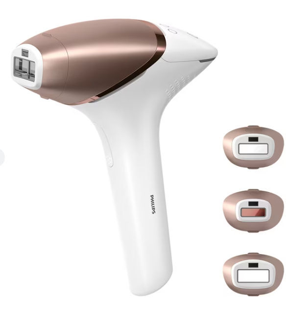 Epilator ipl philips lumea series 9900 bri973/00, 450.000 de impulsuri, 3 accesorii, senzor. promo! foto 0