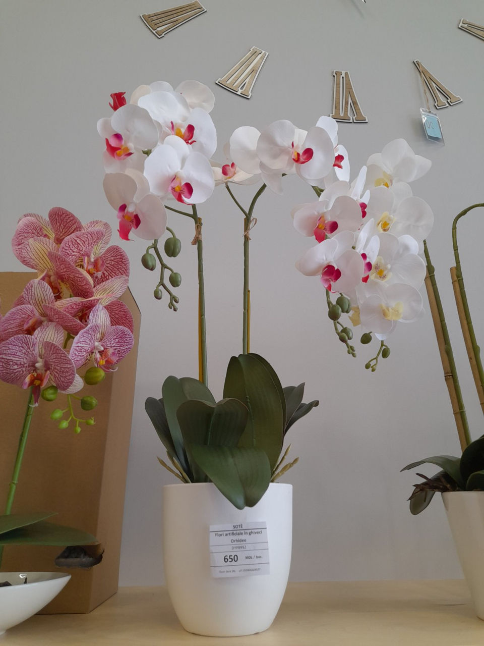 Decor-flori artificiale și vaze  foto 7