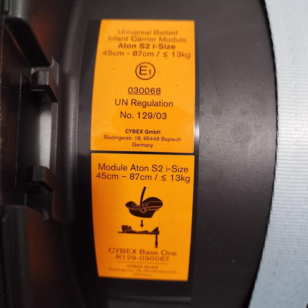Nou! Vând scoică auto Cybex Aton S2 i-Size + bază Isofix – nouă!
 foto 2