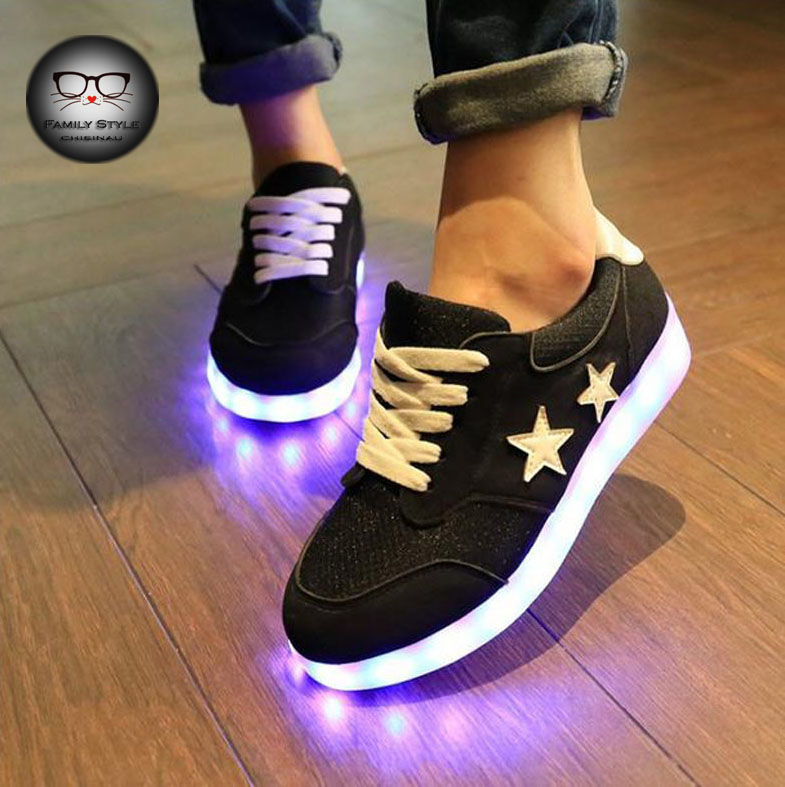 LED. Летняя модель - светящиеся кроссовки . LED sneakers (usb ...