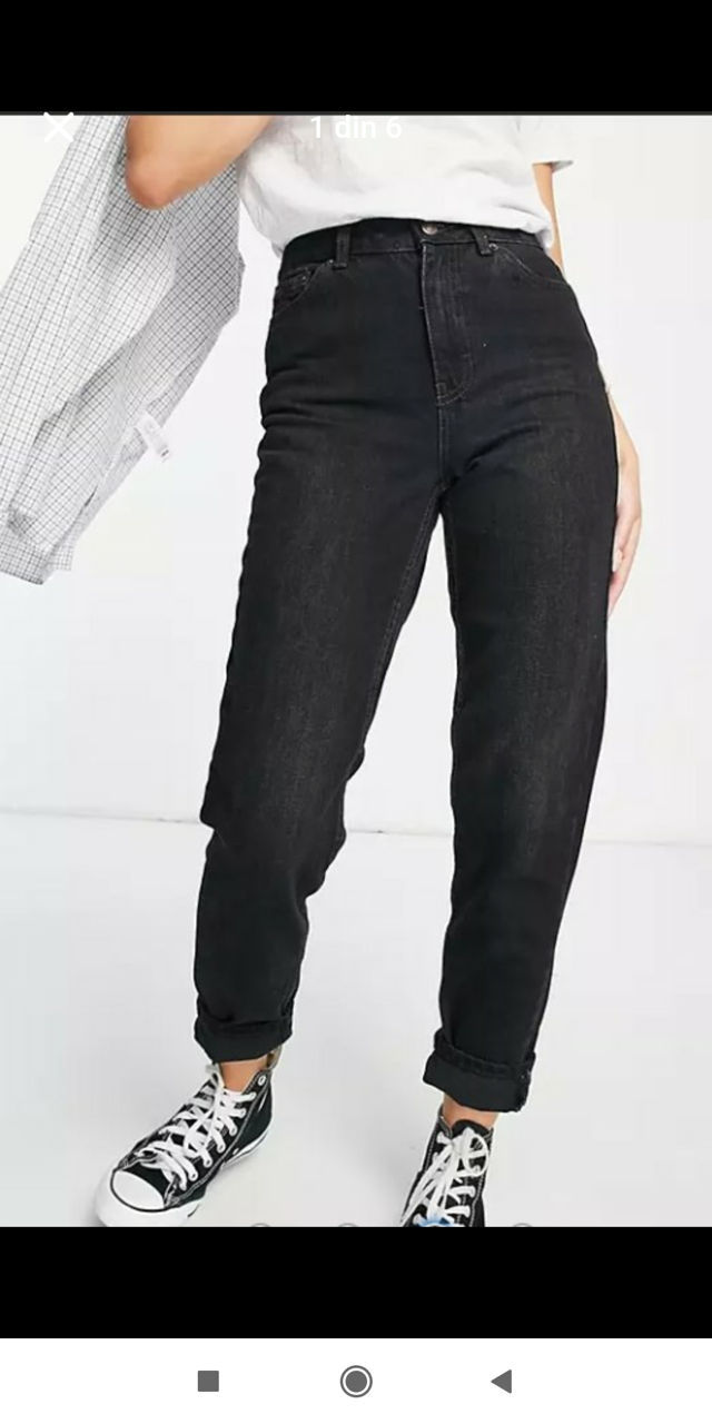 Nou! Blugi mom Topshop, 100% cotton,marimea 26(potriviti pentru 25), 650 lei, sec. Ciocana foto 0