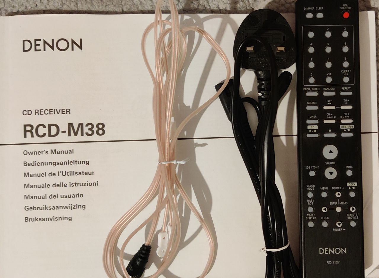 WHAT HI-FI 5 star High quality HI-FI components  Denon RCD-M38DAB foto 1