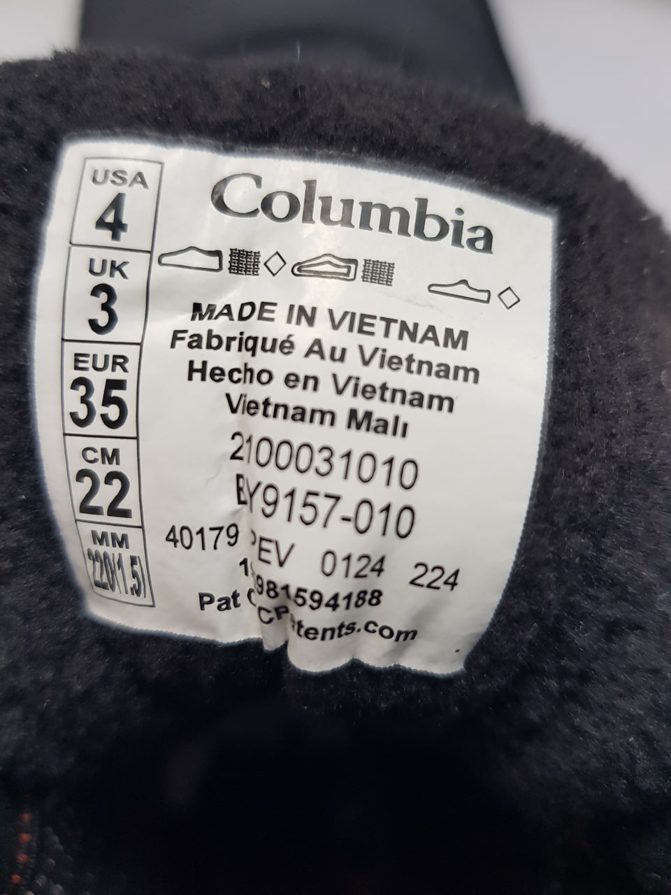 Cizme de zăpadă Columbia pentru copii (mărimea 35) foto 6
