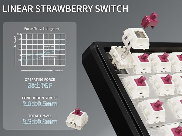 [NOU] Tastatura AttackShark X66 foto 4