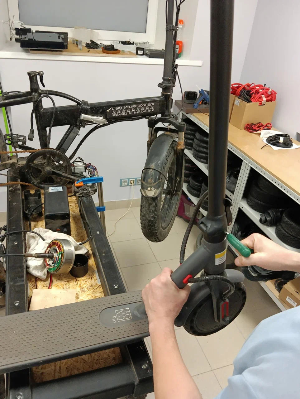 СервиcЦентр по ремонту электросамокатов и электровелосипедов Reparatie si piese electro velo trotine foto 5