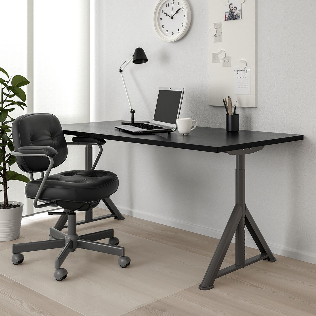 Masă cu reglare înălțime IKEA Idasen 160x80 foto 0