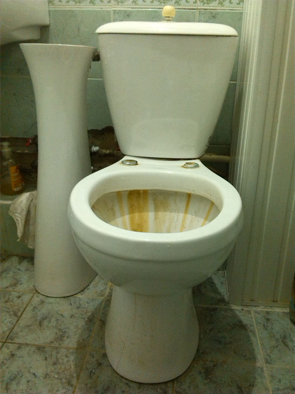 Viceu cu vas / напольный унитаз с бочком foto 0