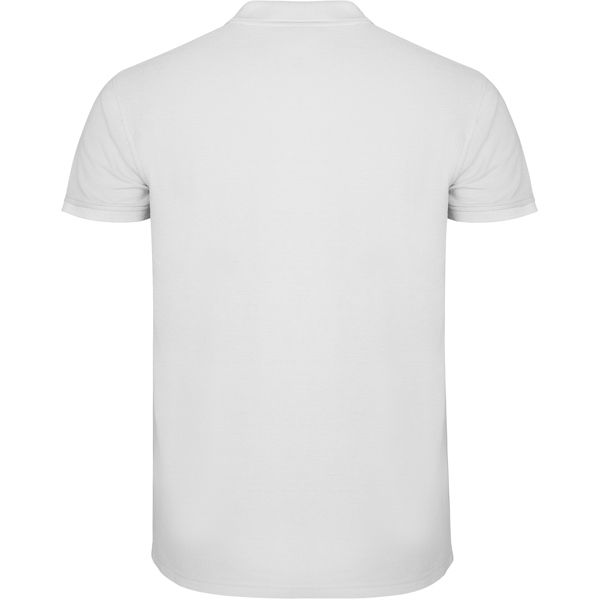 STAR tricou polo cu mânecă scurtă alb / Рубашка-поло c коротким рукавом STAR белая foto 4