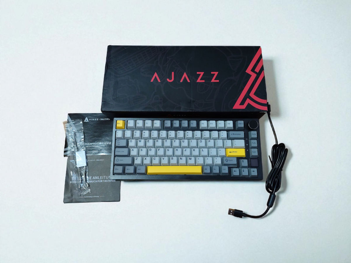 [NOU] Ajazz AK820 PRO Tastatura Mecanica Hot-Swappable RGB (Wireless/Bluetooth/Type C) foto 11