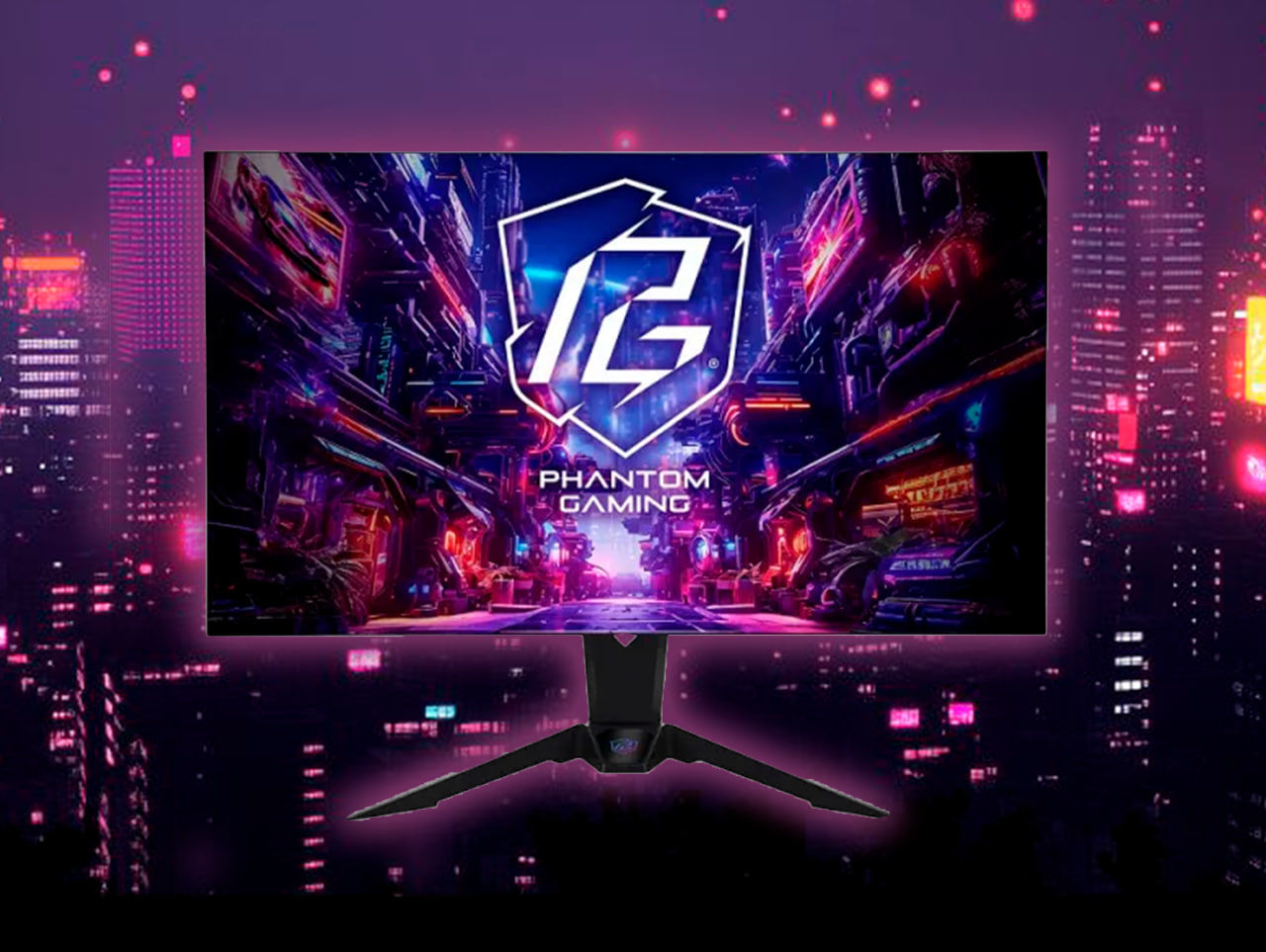 Монитор 31.5" ASRock Woled PGO32UFS Black фото 0