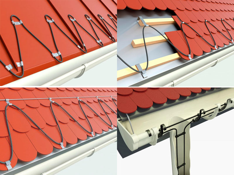 Система cнеготаяния + защита от льда - крыши и водосточных труб. саморегулирующийся кабель + Скидки! foto 14