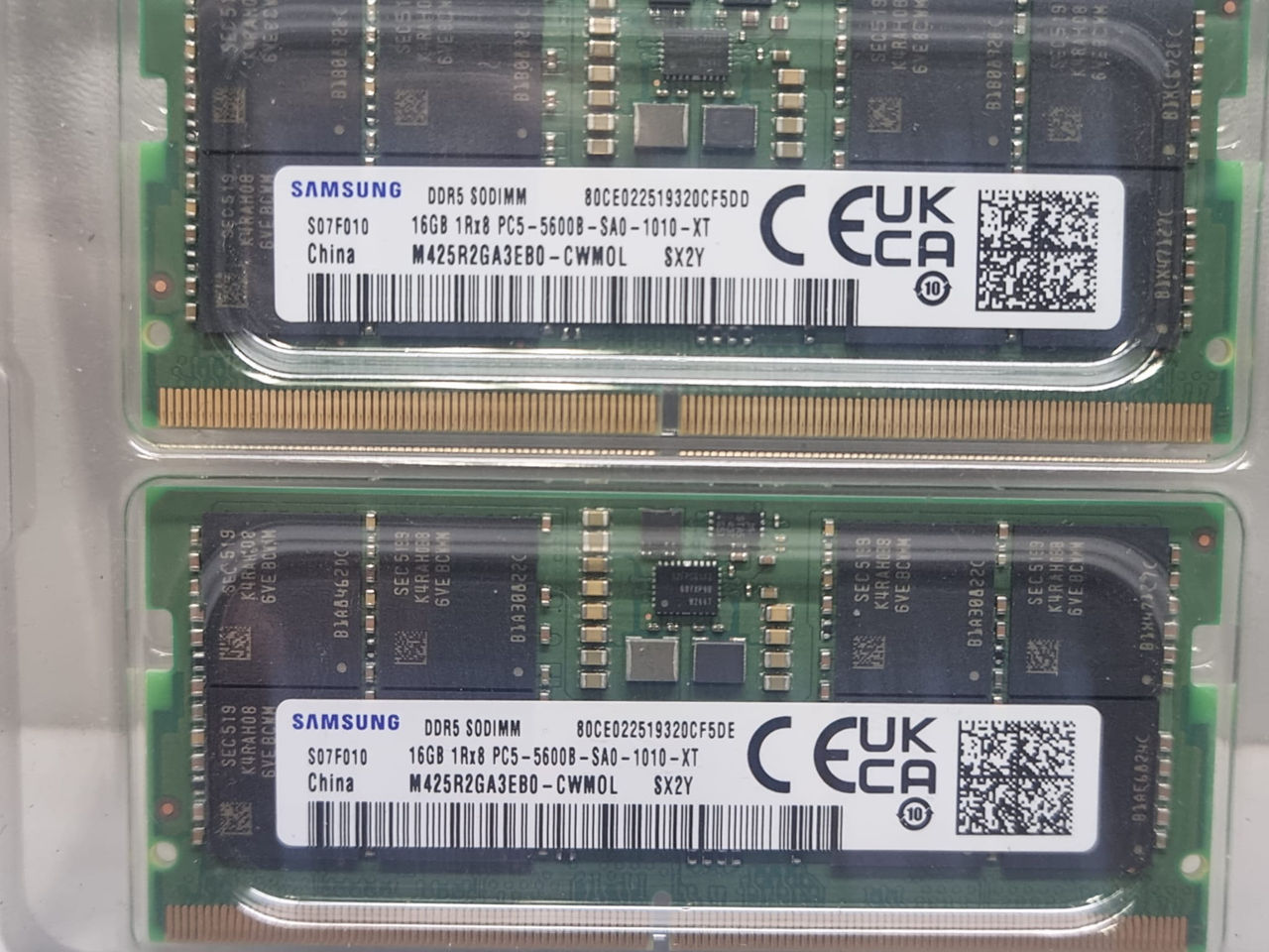 Samsung DDR5 32 GB (KiT 2 x 16 GB) Новая! Гарантия!
