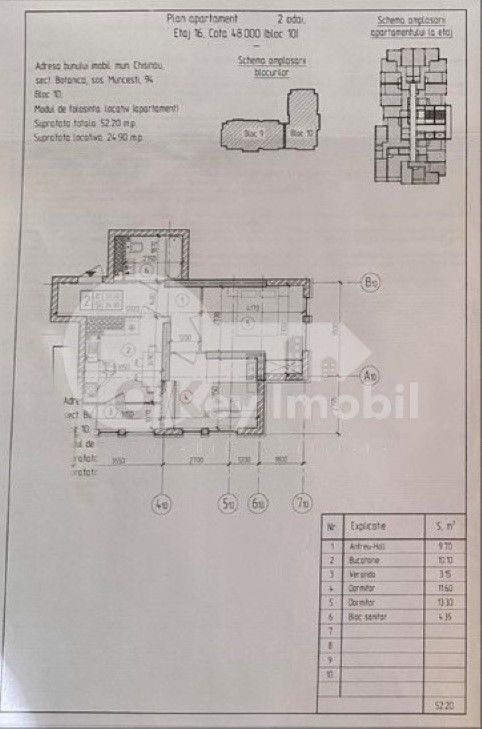 Apartament cu 2 camere,  Botanica,  Chișinău mun. foto 3