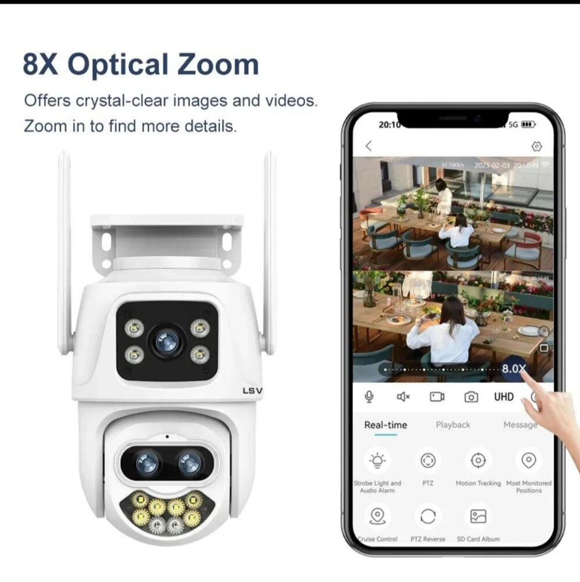 9mp 3in1 X8 Zoom Camera performanță de ultima generație model 2024 foto 9