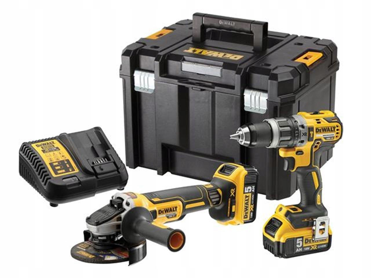 Set intrumente / набор из двух инструментов dewalt dck2080p2t (dcd796+dcg405) foto 0