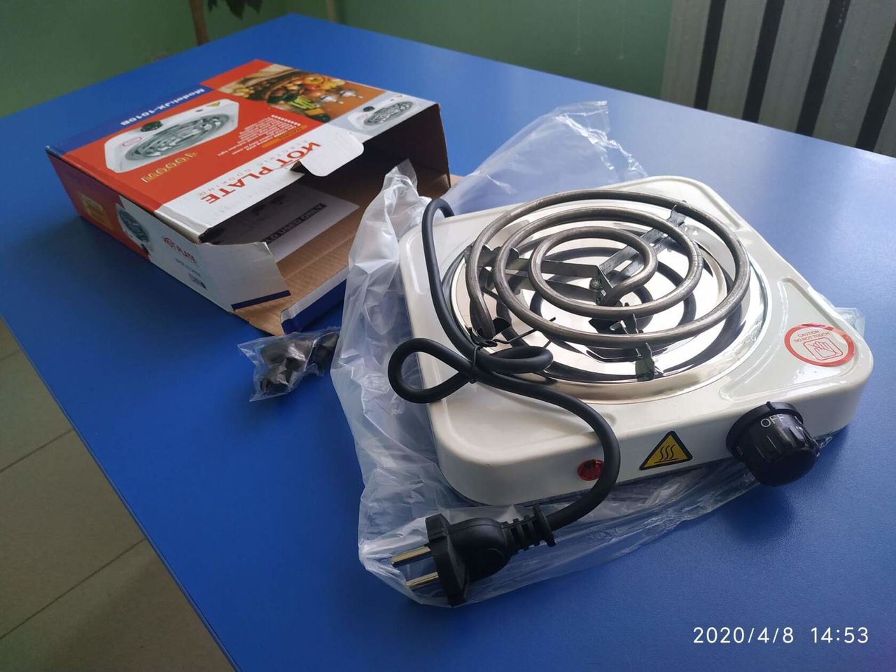 Настольная электро плита ( новая )