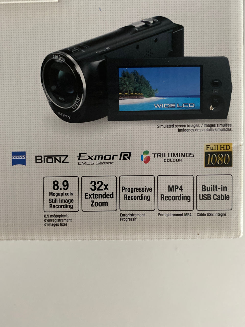 Новая  Full HD Sony HDR-cx220. Снимает Full HD progressive 50p. foto 2